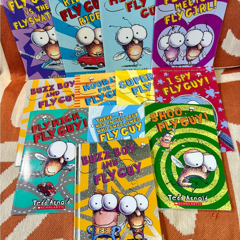 Scholastic Fly Guy Book Collection - set of 12 Books~Beginner Readers